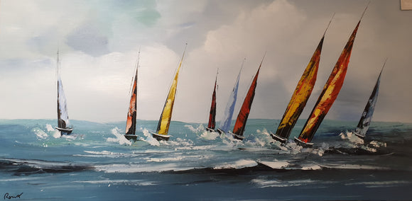 Peinture de voiles de bateaux