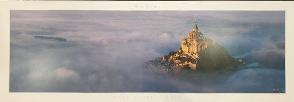 Affiche Le Mont Saint-Michel dans  la brume