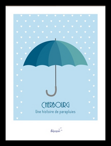 Affiche "Cherbourg, Une histoire de parapluie"